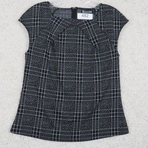 New York & Company* Women's Short Sleeve Pullover Ballet Neck Blouse Size~Medium